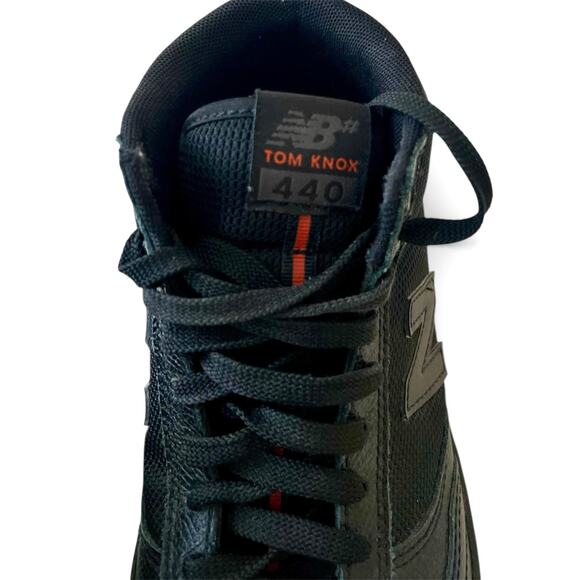 EUC New Balance Tom Knox 440 High Sneakers Size 6.5M, Black Orange Skateboarding - Picture 4 of 7